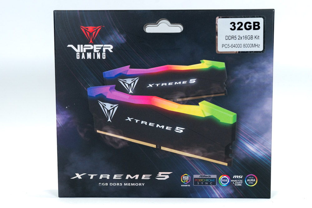 Игровая оперативная память Patriot Viper Xtreme 5 RGB DDR5-8000 2x16 ГБ